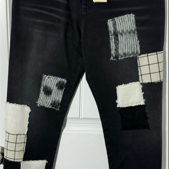 BNWT Marni Black Patchwork Jeans sz36 - Picture 3 of 15